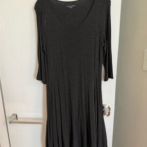 Eileen Fisher Charcoal Gray Top